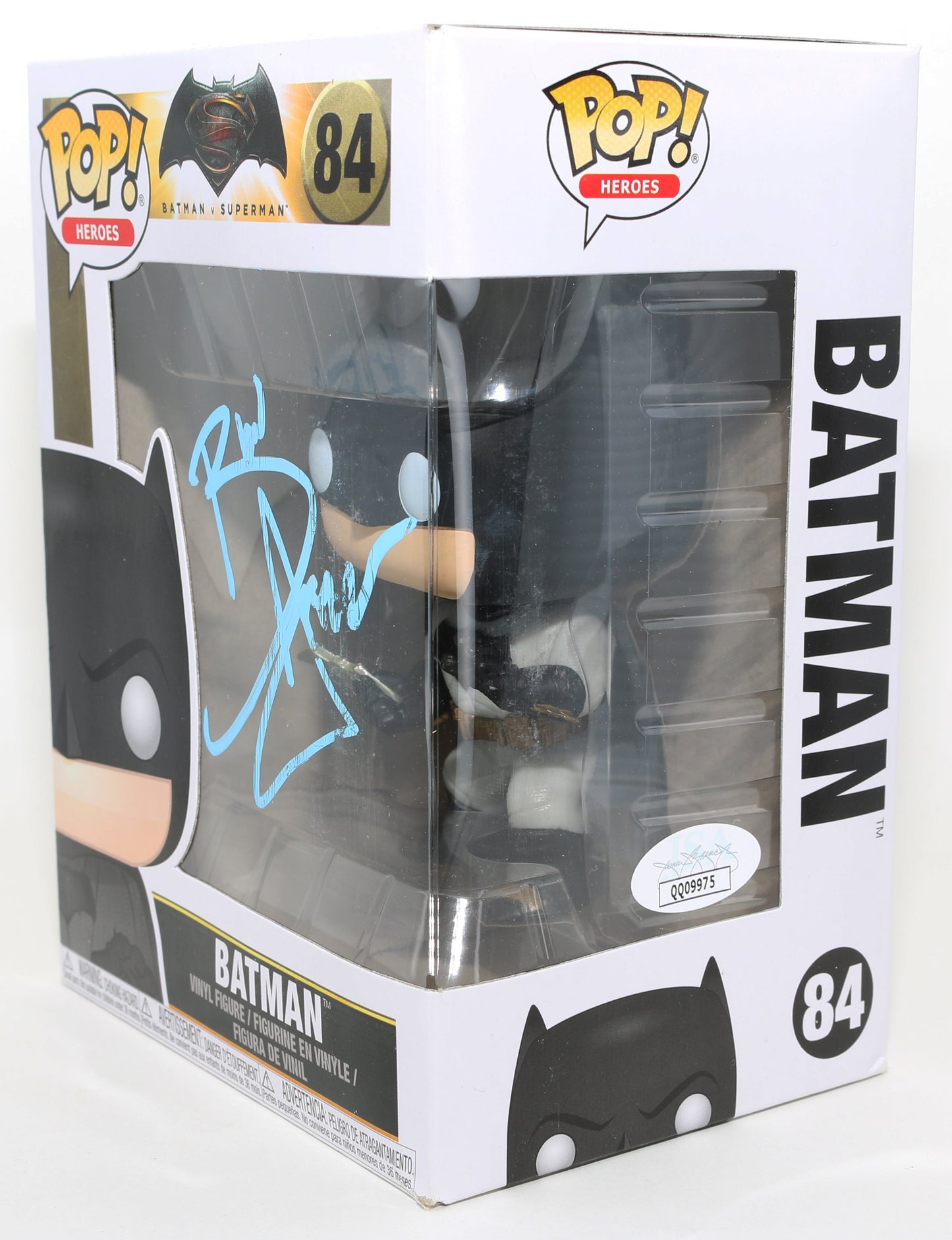 
                  
                    Ben Affleck as Batman in Batman v Superman: Dawn of Justice (JSA) Signed Funko POP! #84
                  
                