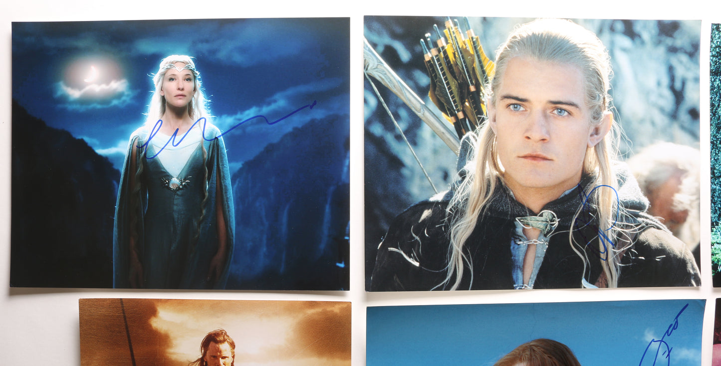 
                  
                    The Lord of the Rings Trilogy 11x14 Photo 6pc LOT Signed by Viggo Mortensen, Orlando Bloom, Cate Blanchett, Andy Serkis, Liv Tyler, & Sean Bean
                  
                