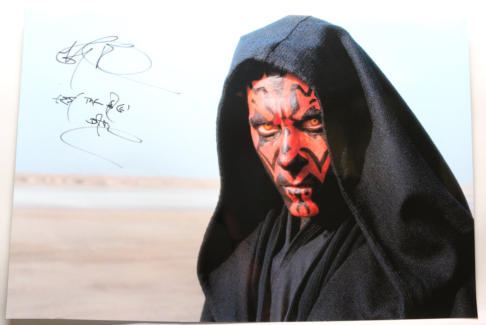 Ray Park as Darth Maul in Star Wars Episode I: The Phantom Menace Signed 30x20 Poster