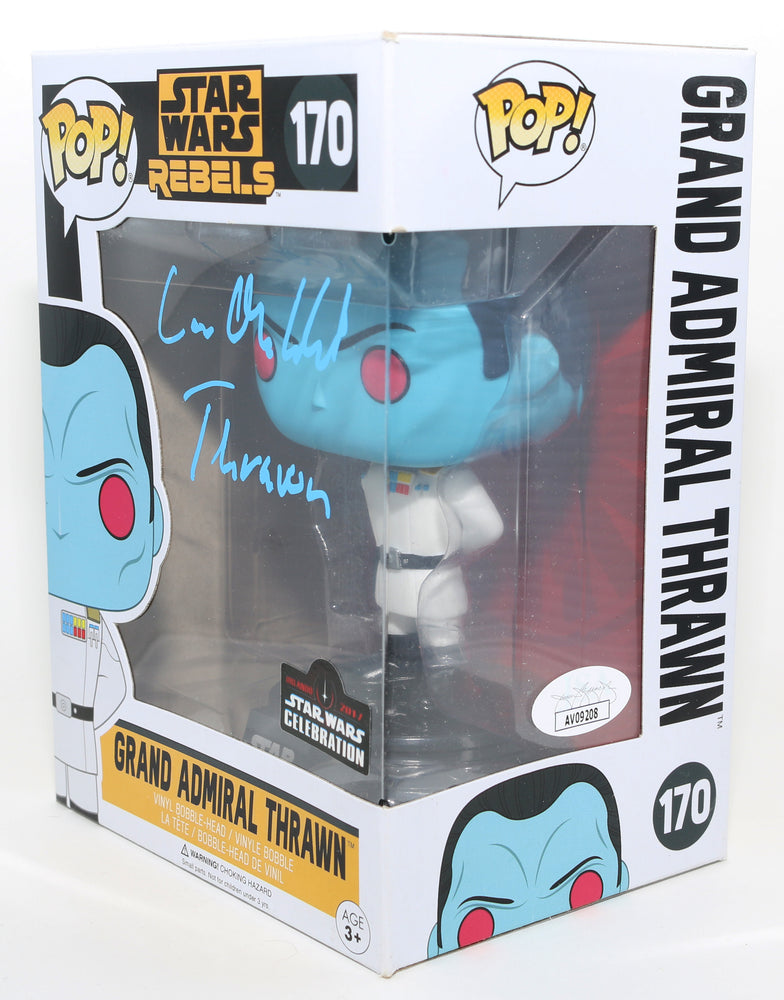 
                  
                    Lars Mikkelsen as Grand Admiral Thrawn in Star Wars: Rebels 2017 Star Wars Celebration Orlando Exclusive (JSA) Signed Funko POP! #170 with Character Name - Rare
                  
                