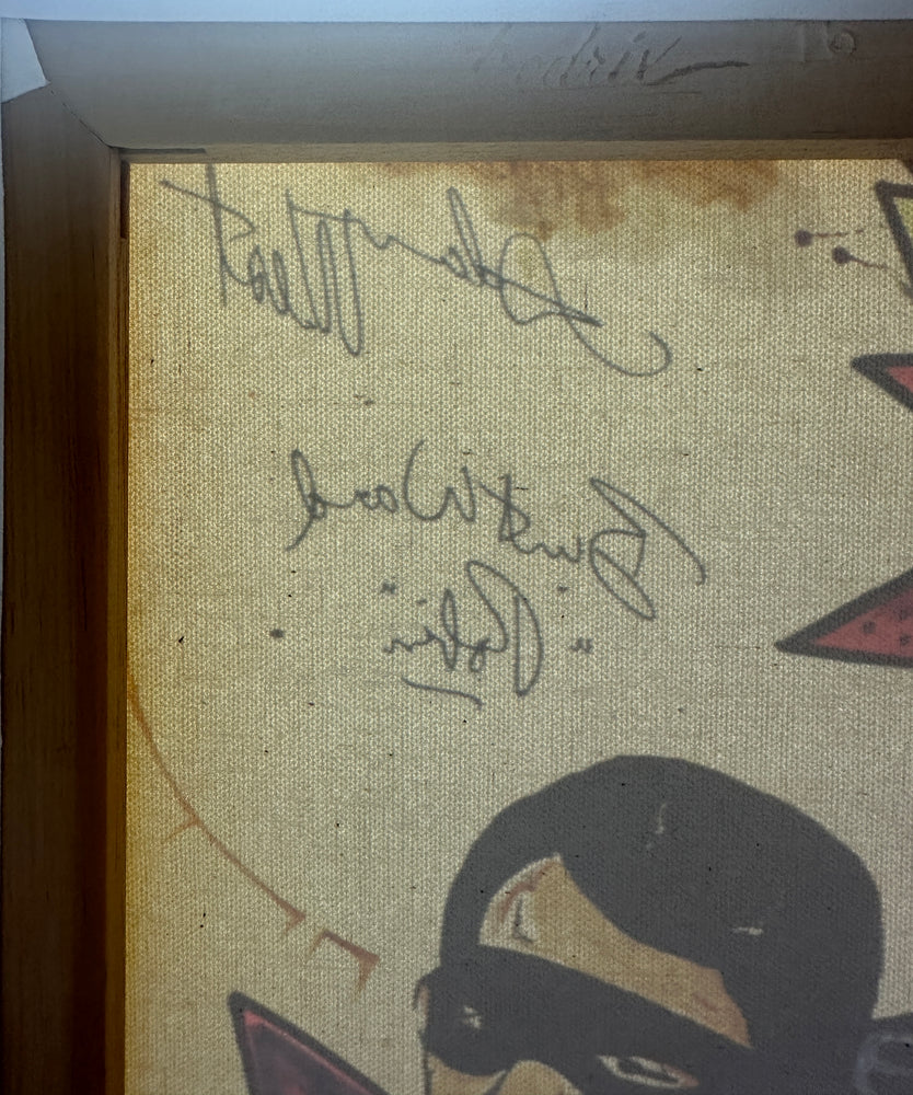 
                  
                    Batman & Robin 1966 16x20 Canvas Original Art by the Artist: Tony Nasa Gramegna Signed by Actors: Adam West & Burt Ward
                  
                