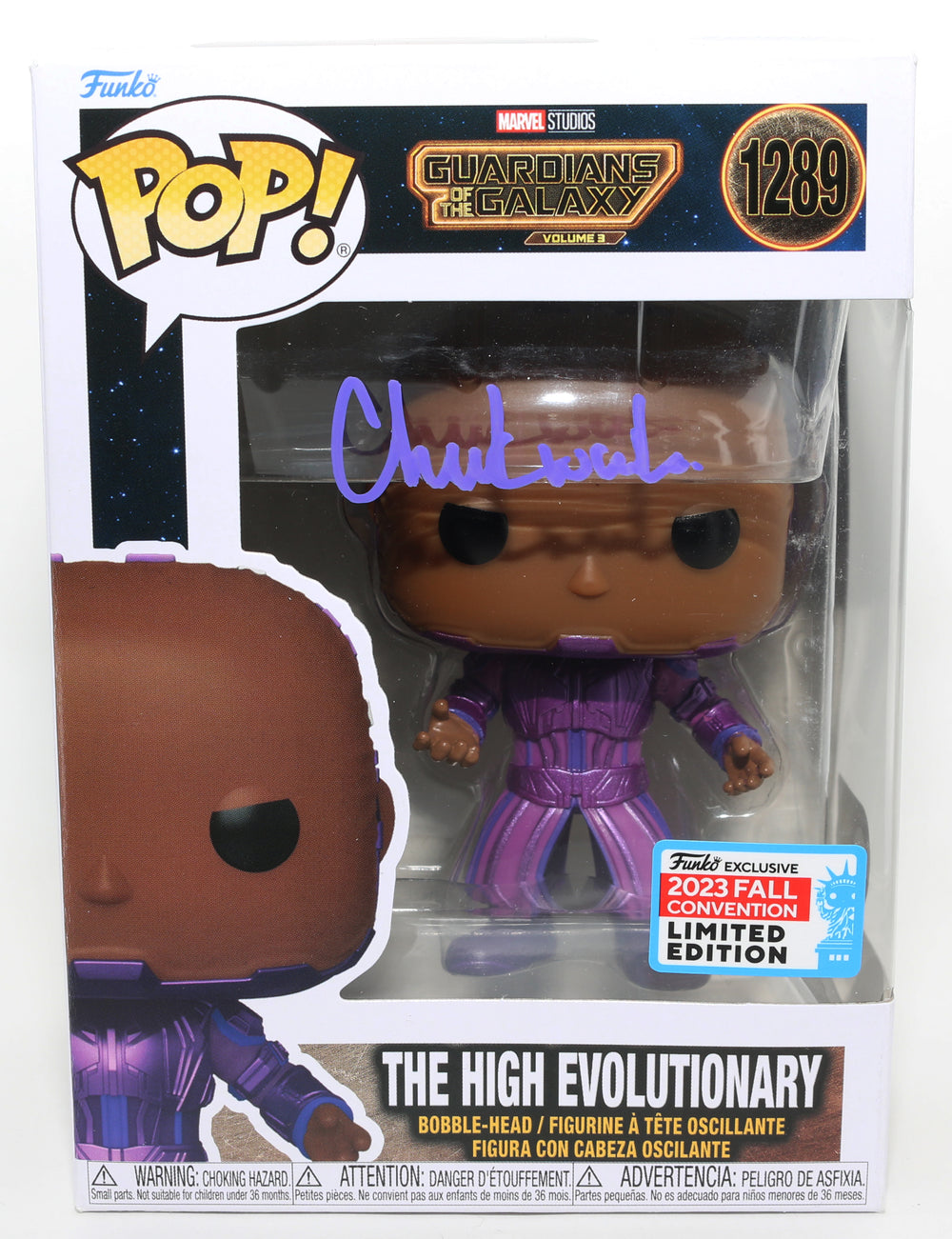 Chukwudi Iwuji as the High Evolutionary in Guardians of the Galaxy Vol. 3 2023 Fall Con Exclusive (SWAU) Signed Funko POP! #1289