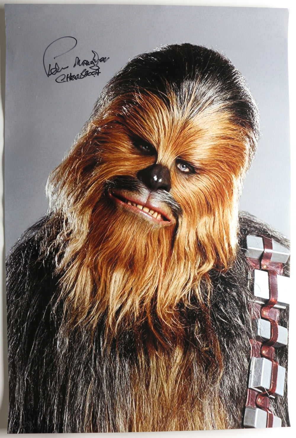 Peter Mayhew as Chewbacca in Star Wars Episode III: Revenge of the Sith Signed 20x30 Poster