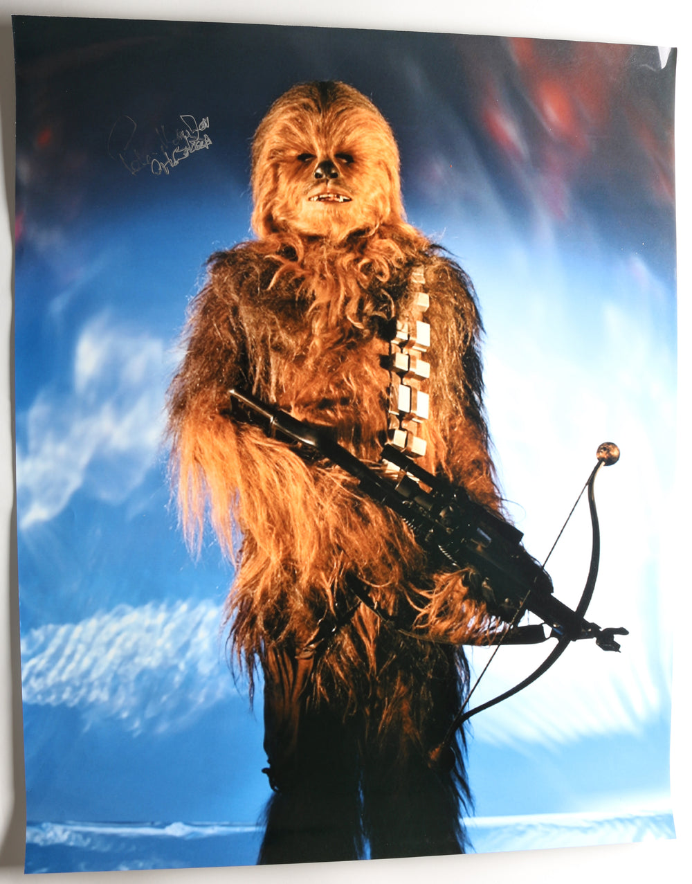 Peter Mayhew as Chewbacca in Star Wars: Return of the Jedi Signed 24x30 Poster