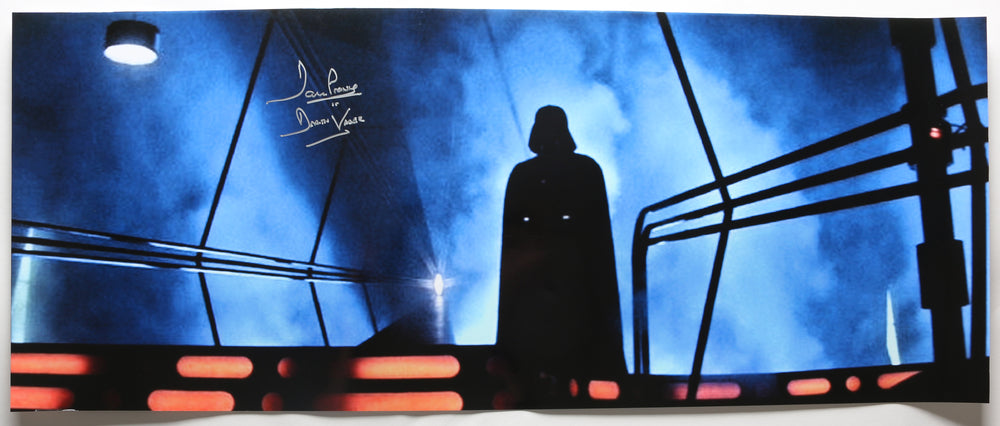Dave Prowse as Darth Vader in Star Wars: The Empire Strikes Back Signed 30x12 Poster