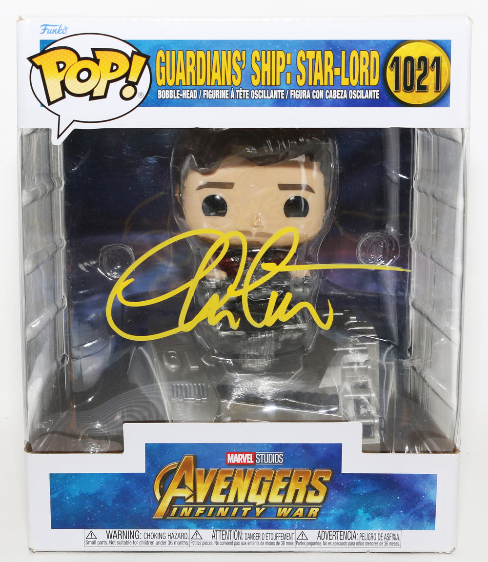 Chris Pratt as Peter Quill / Star-Lord in Guardians of the Galaxy Signed Funko POP! #1021