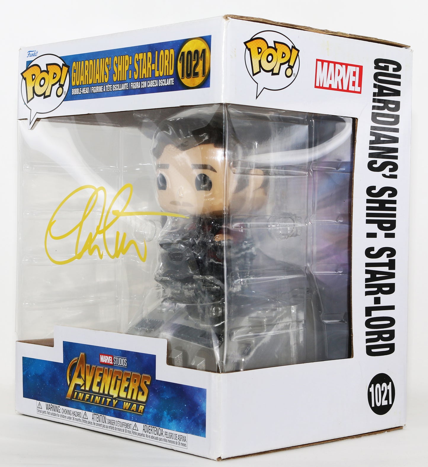
                  
                    Chris Pratt as Peter Quill / Star-Lord in Guardians of the Galaxy Signed Funko POP! #1021
                  
                