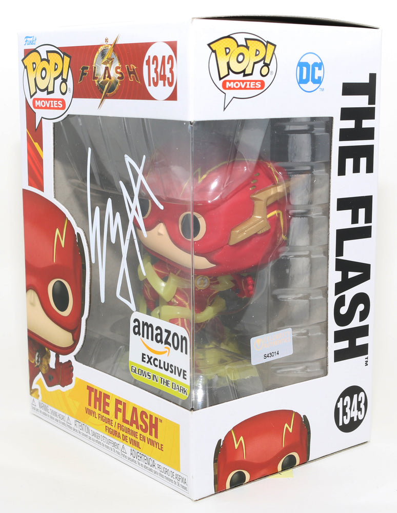 
                  
                    Ezra Miller as Barry Allen in The Flash GITD Amazon Exclusive (Celebrity Authentics) Signed Funko POP! #1343
                  
                