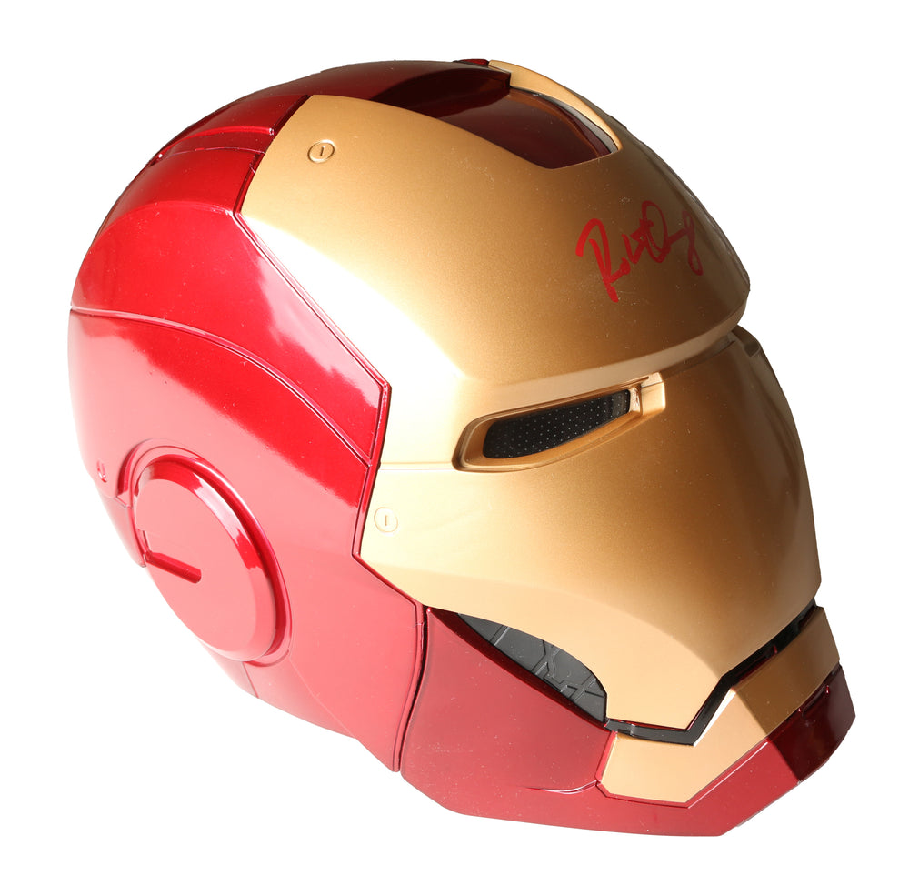 
                  
                    Iron Man Prop Replica Hasbro Legends Series Helmet (SWAU) Signed by Robert Downey Jr.
                  
                