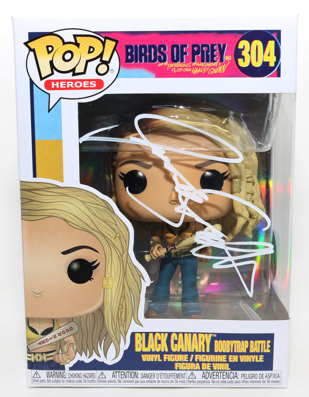 Jurnee Smollett as Black Canary from Birds of Prey (SWAU) Signed Funko POP! #304