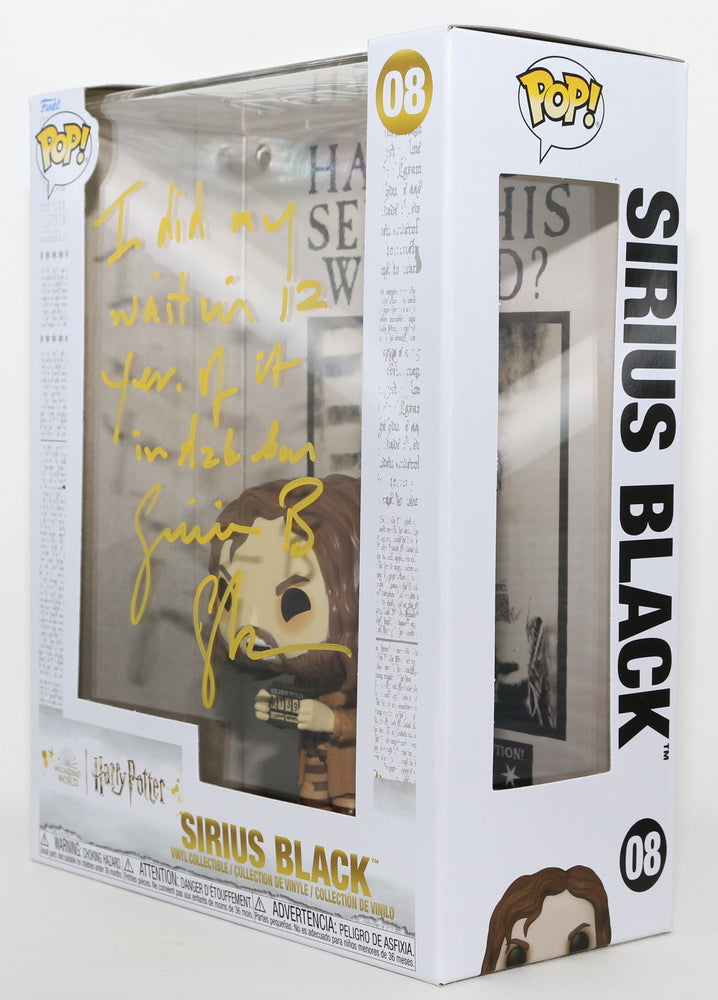
                  
                    Gary Oldman as Sirius Black in Harry Potter & The Prisoner of Azkaban Signed Funko POP! #08 with Character Name & Quote
                  
                