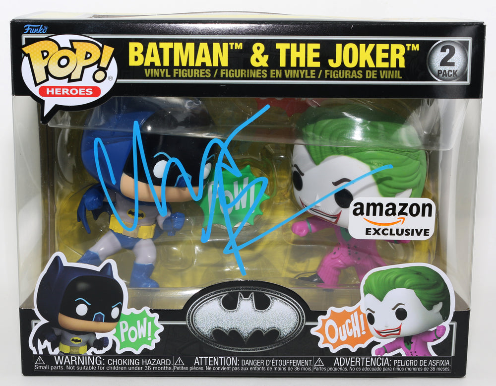 Christian Bale as Batman in Christopher Nolan's The Dark Knight Trilogy Amazon Exclusive Signed Funko POP! 2 Pack