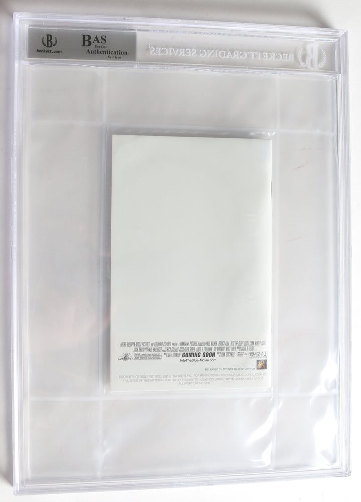 
                  
                    Into the Blue (Beckett Slabbed) Production Notes Signed by The Fast and the Furious' Paul Walker - Very Rare
                  
                