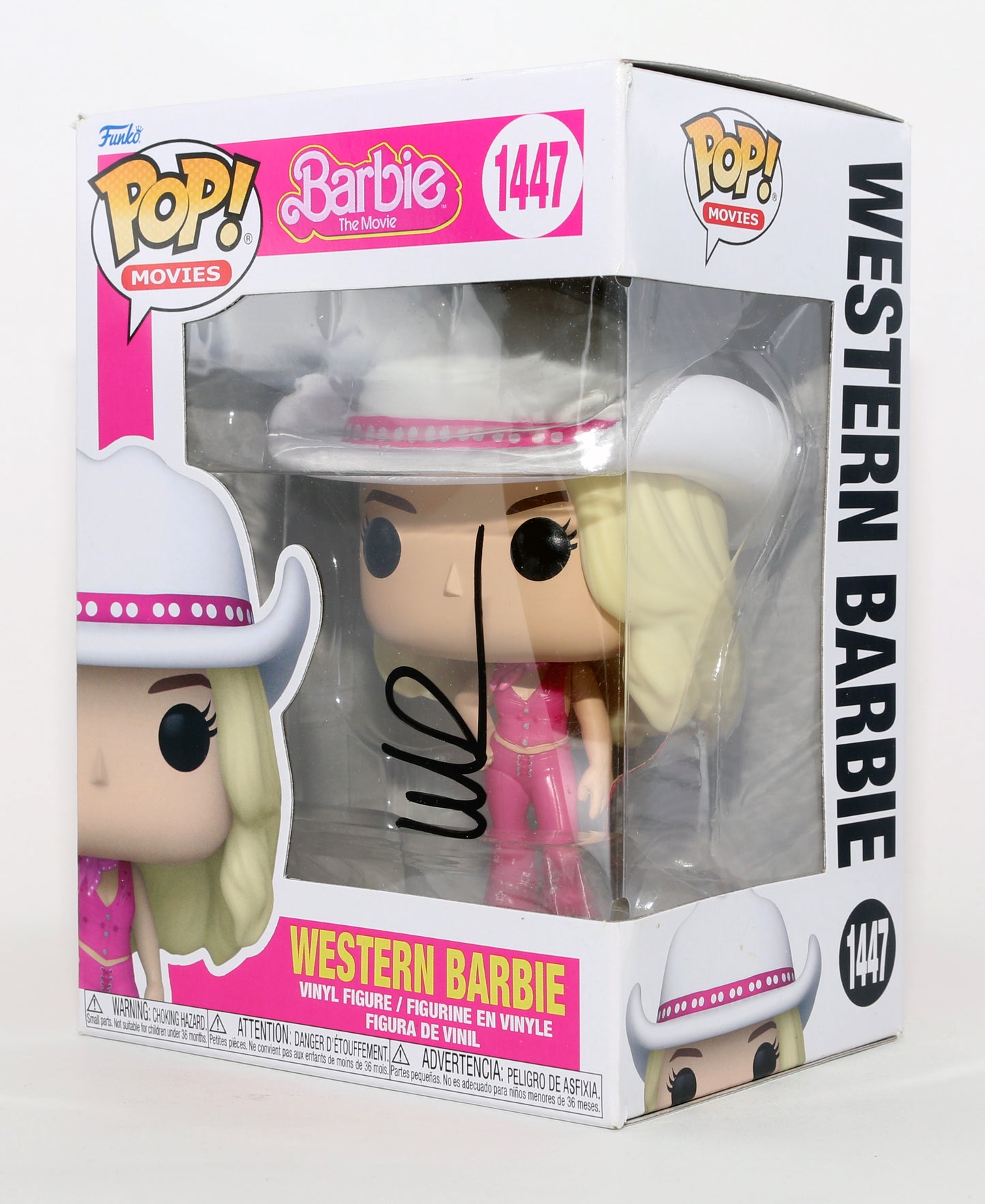 
                  
                    Margot Robbie as Western Barbie in Barbie: The Movie Signed Funko POP! #1447
                  
                