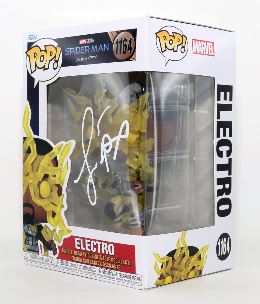 
                  
                    Jamie Foxx as Electro in Spider-Man: No Way Home Signed Funko POP! #1164
                  
                
