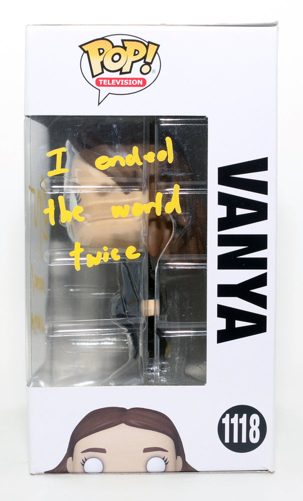 
                  
                    Elliot Page as Viktor / Vanya in The Umbrella Academy Signed Funko POP! #1118 with Character Names & Quote
                  
                