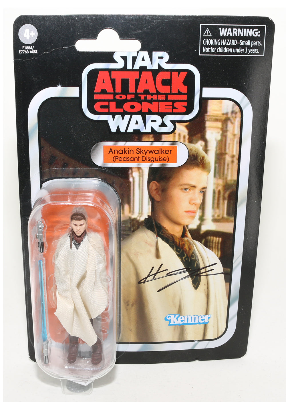 Hayden Christensen as Anakin Skywalker in Star Wars Episode II: Attack of the Clones (SWAU) Signed Action Figure