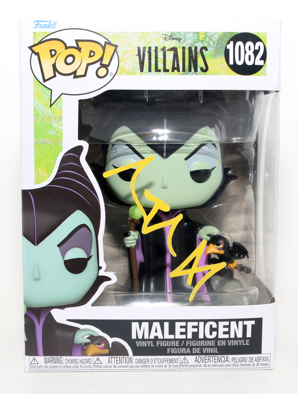 Angelina Jolie as Maleficent in Disney's Maleficent Signed Funko POP! #1082