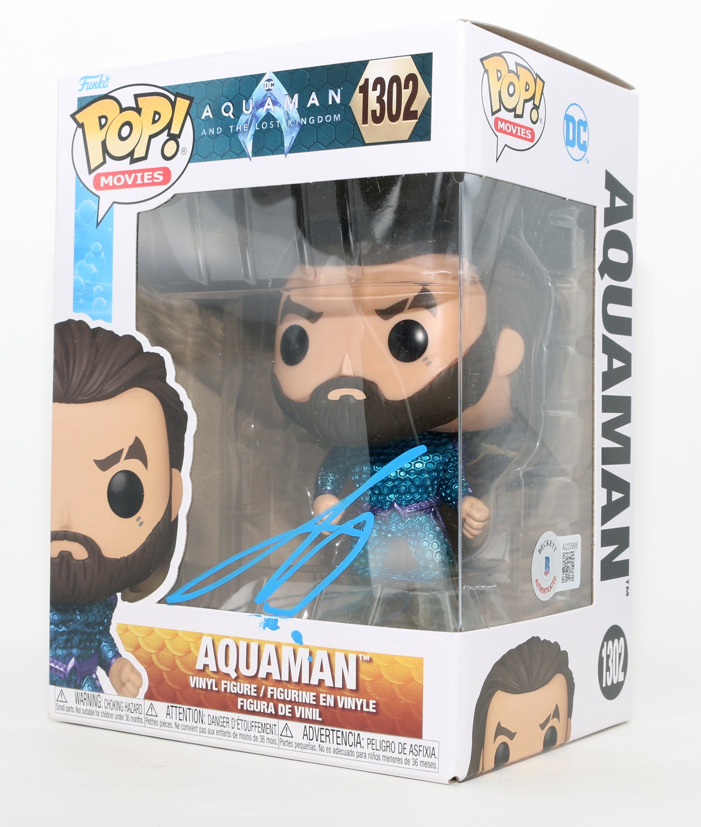 
                  
                    Jason Momoa as Aquaman in Aquaman and the Lost Kingdom (Beckett) Signed Funko POP! #1302
                  
                