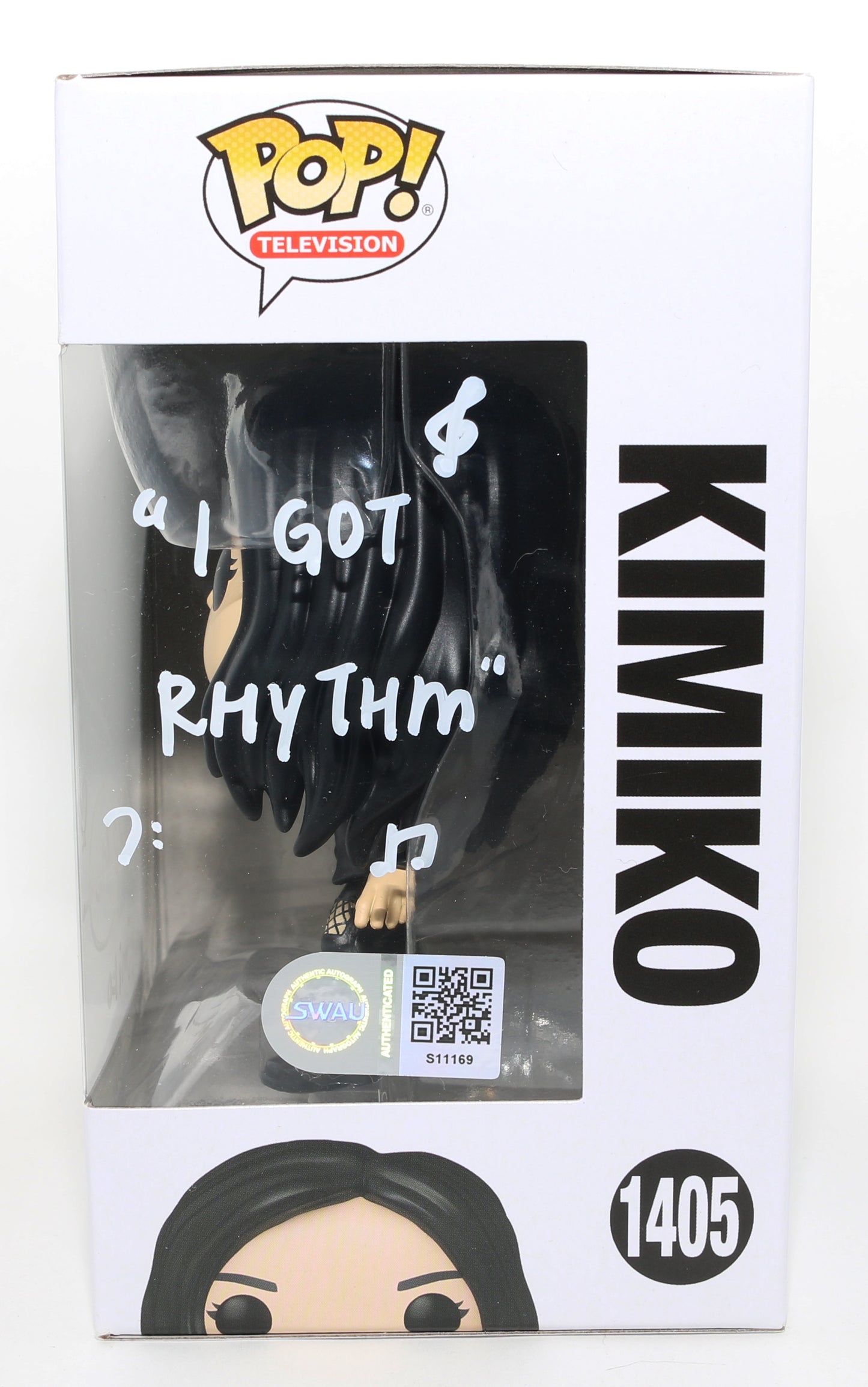 
                  
                    Karen Fukuhara as Kimiko Miyashiro / The Female in The Boys (SWAU) Signed Funko POP! #1405 with Character Name and Quote
                  
                