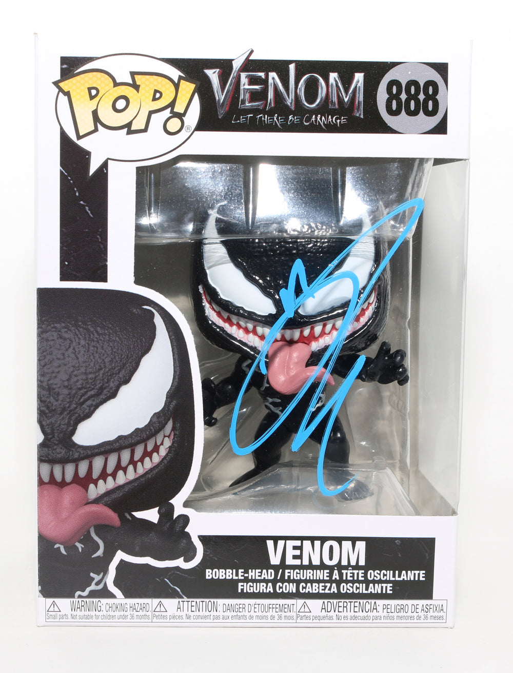 Tom Hardy as Venom in Venom: Let There Be Carnage Signed Funko POP! #888