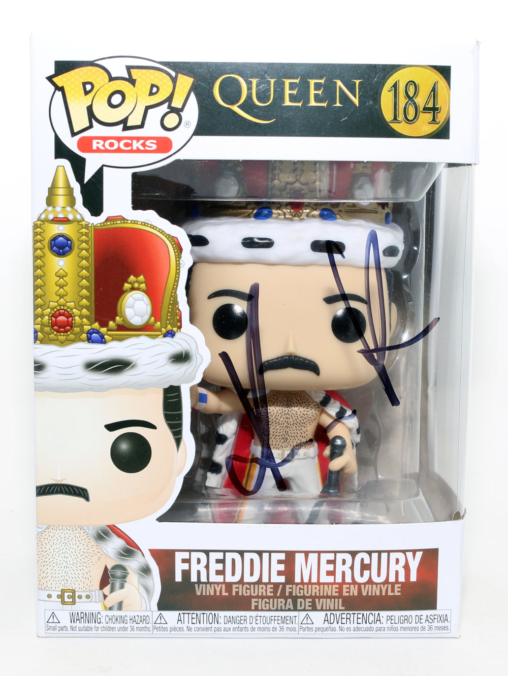 Rami Malek as Freddie Mercury in Bohemian Rhapsody Signed Funko POP! #184