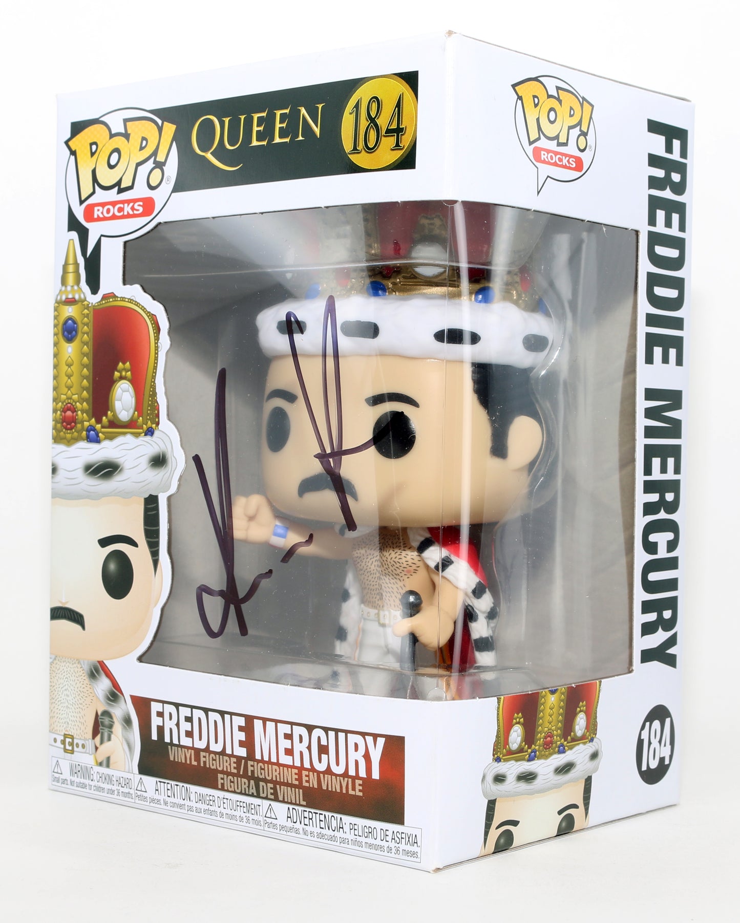 
                  
                    Rami Malek as Freddie Mercury in Bohemian Rhapsody Signed Funko POP! #184
                  
                