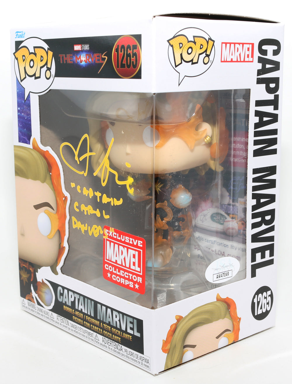 Brie Larson as Captain Marvel in Captain Marvel Marvel