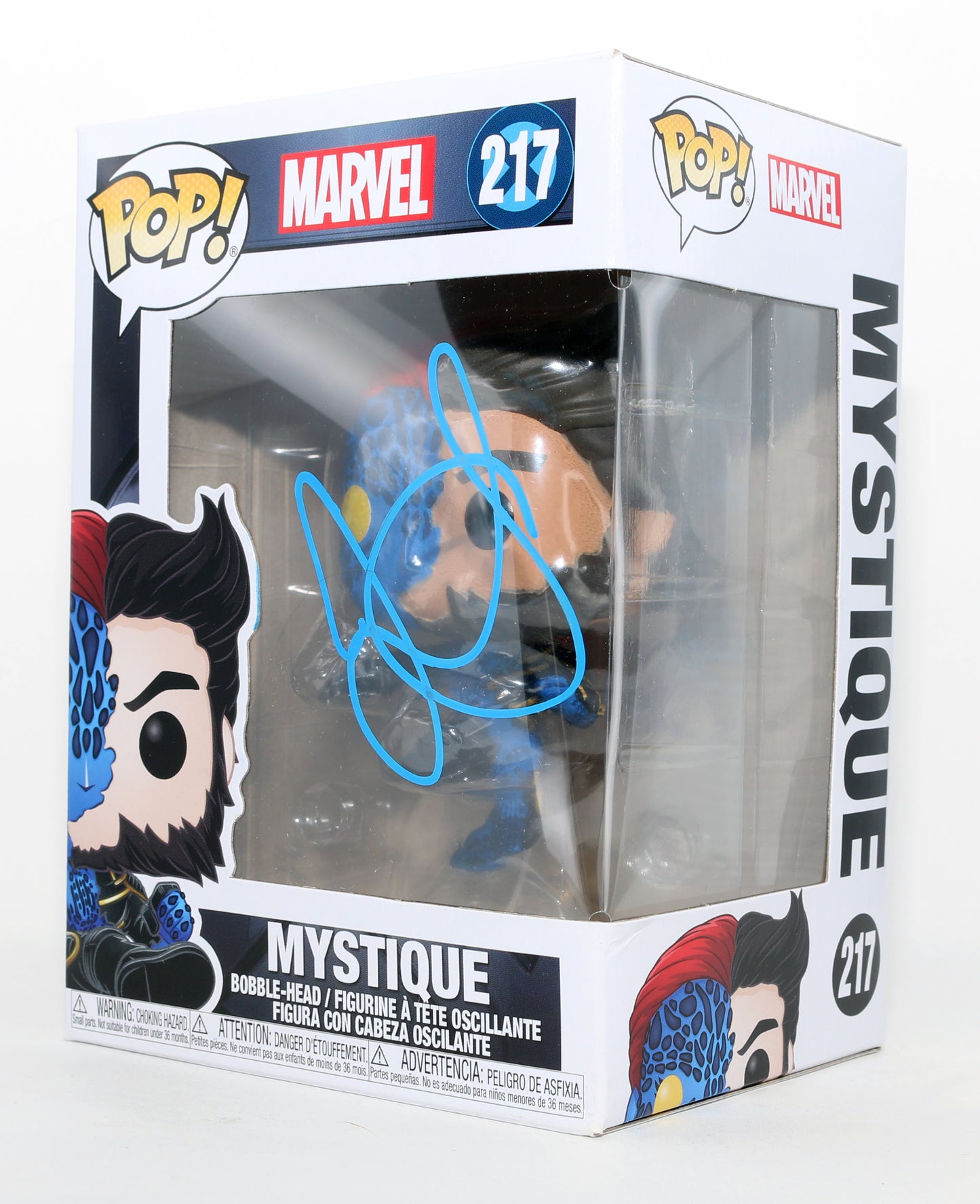 
                  
                    Jennifer Lawrence as Mystique in X-Men: First Class Signed Funko POP! #217
                  
                