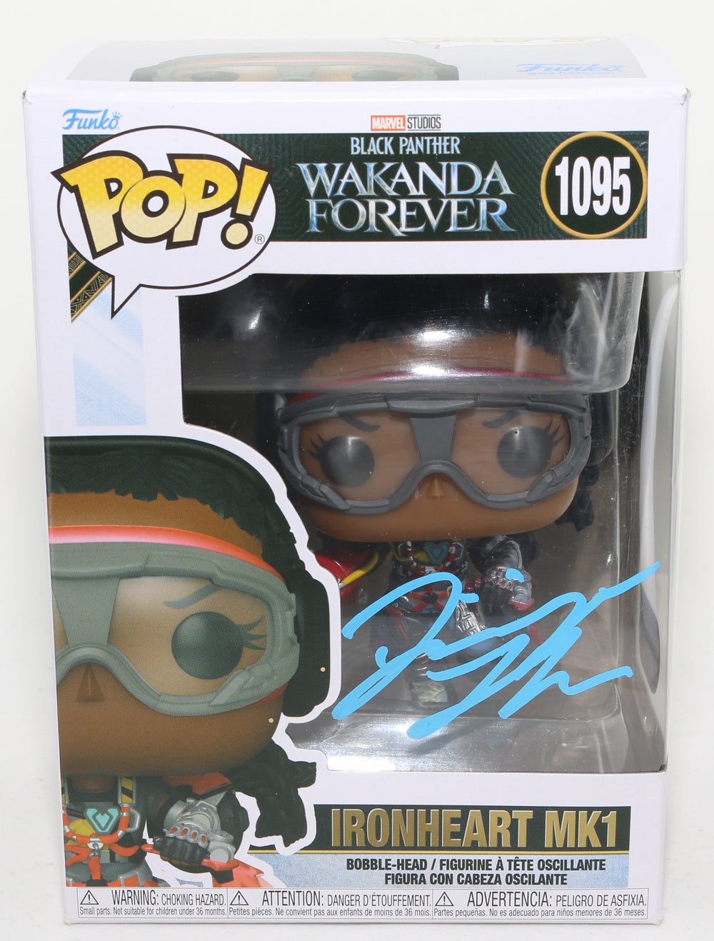Dominique Thorne as Riri Williams / Ironheart in Black Panther: Wakanda Forever (SWAU) Signed Funko POP! #1095