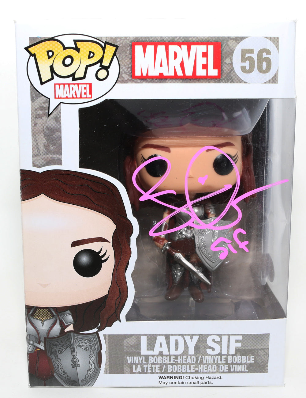 Jaimie Alexander as Sif in Thor: Love and Thunder (JSA) Signed Funko POP! #56 with Character Name