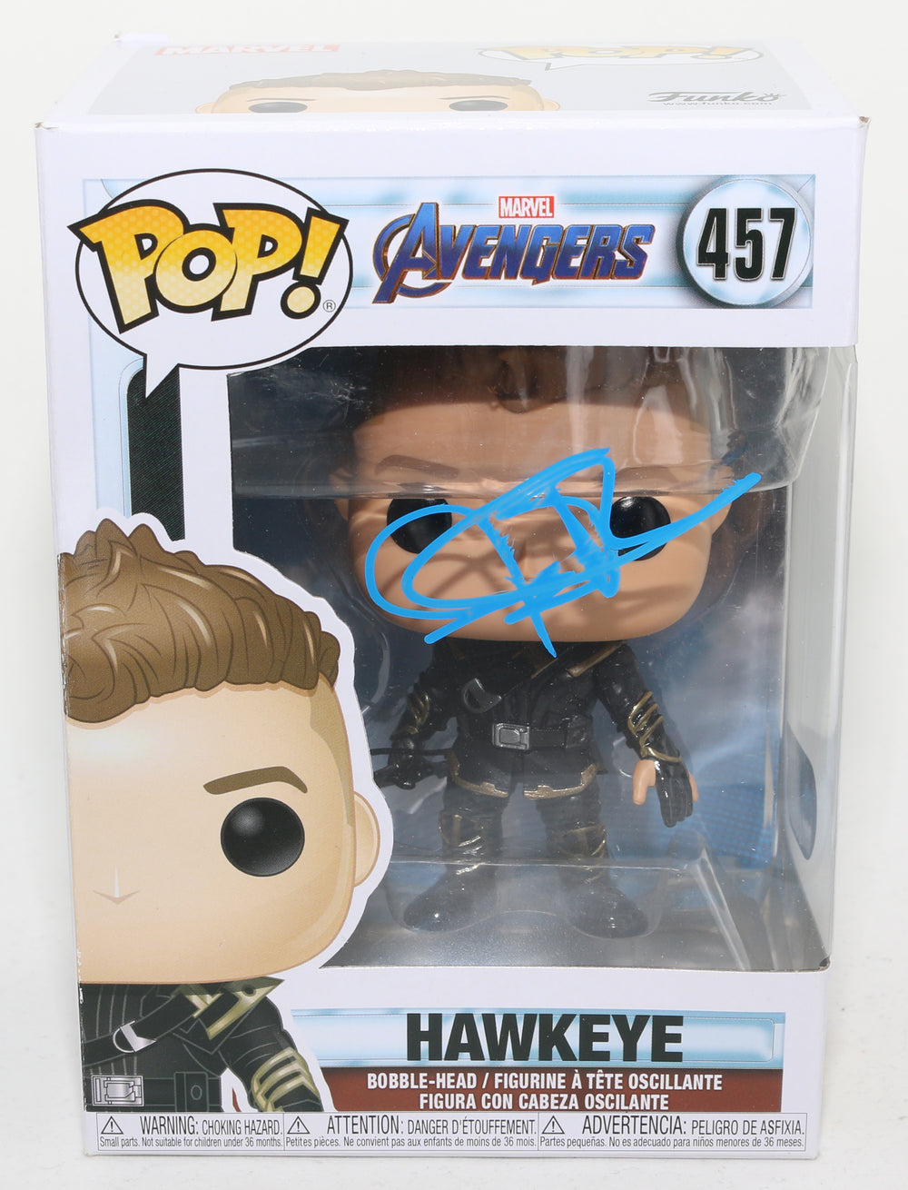 Jeremy Renner as Hawkeye in Avengers: Endgame (SWAU) Signed POP! Funko #457