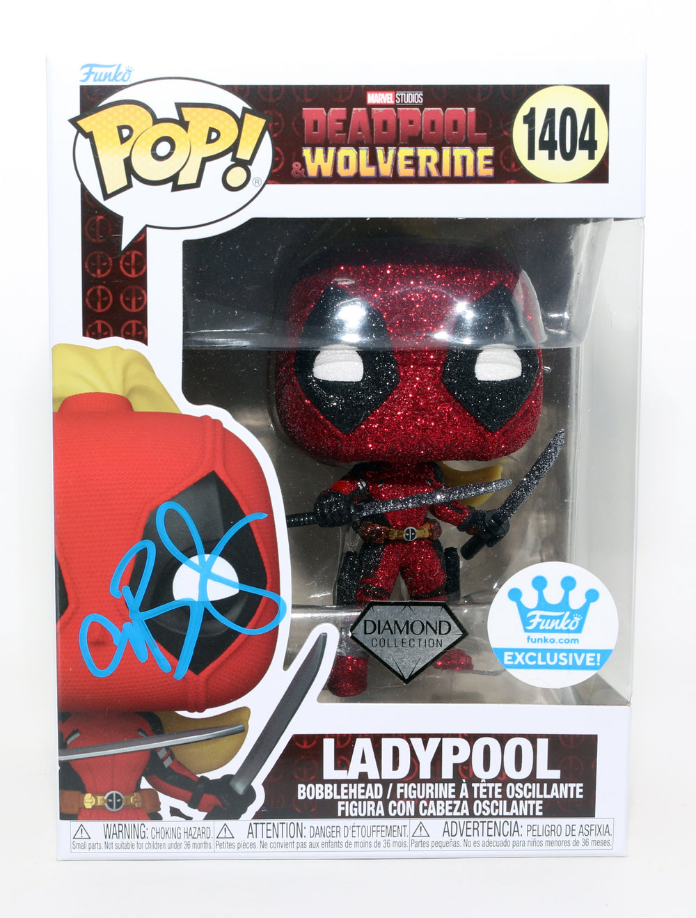 Blake Lively as Ladypool in Deadpool & Wolverine Diamond Edition Funko Store Exclusive Signed Funko POP! #1404