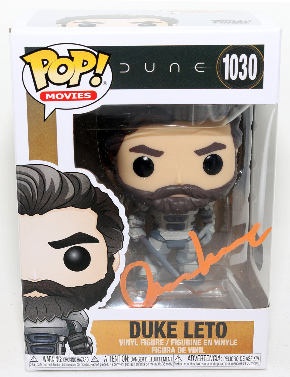 Oscar Isaac as Duke Leto Atreides in Dune (SWAU) Signed Funko POP! #1030