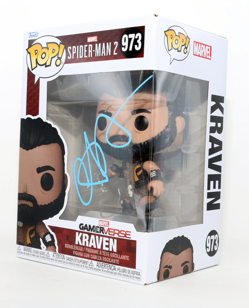 
                  
                    Aaron Taylor-Johnson as Sergei Kravinoff in Kraven the Hunter Signed Funko POP! #973
                  
                