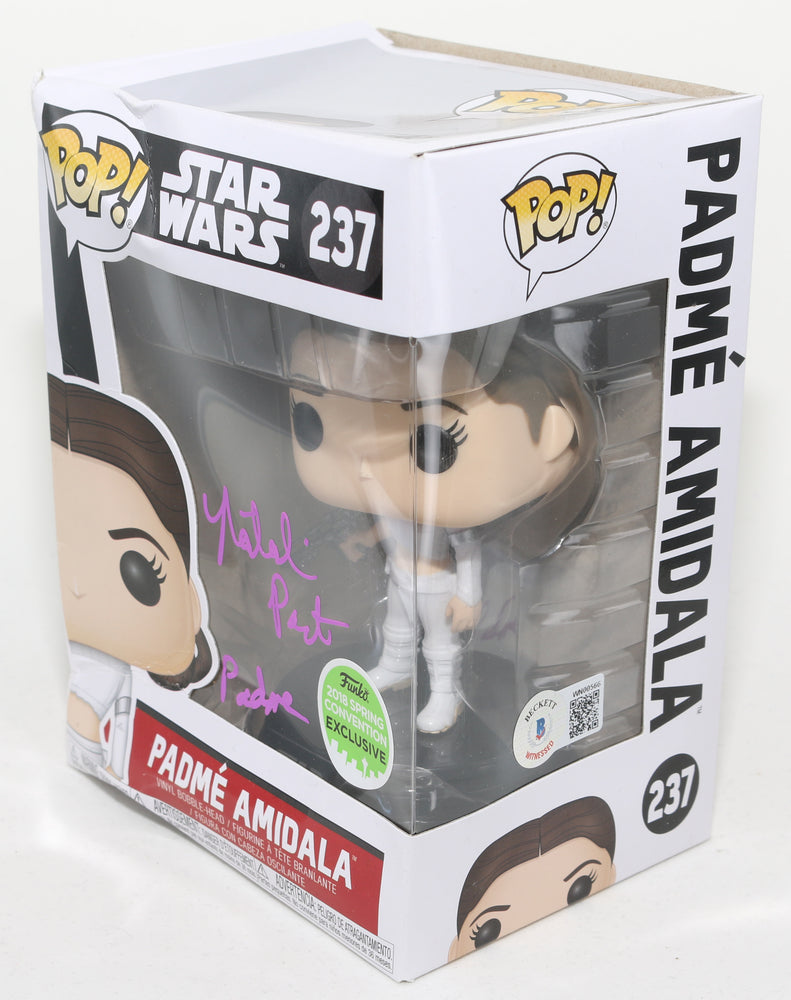 
                  
                    Natalie Portman as Padme Amidala in Star Wars Episode II: Attack of the Clones (SWAU) Signed Funko POP! #237 with Character Name
                  
                