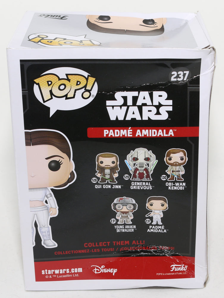 
                  
                    Natalie Portman as Padme Amidala in Star Wars Episode II: Attack of the Clones (SWAU) Signed Funko POP! #237 with Character Name
                  
                