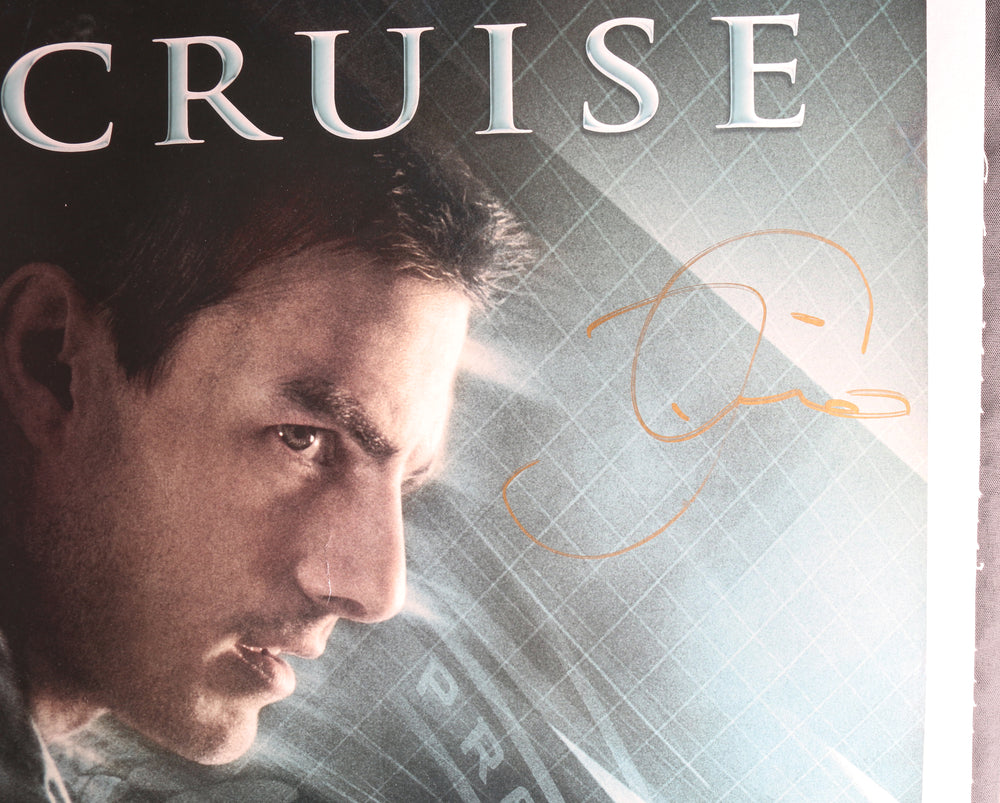 
                  
                    Tom Cruise as Chief John Anderton in Minority Report 27x40 Poster Signed by Tom Cruise
                  
                