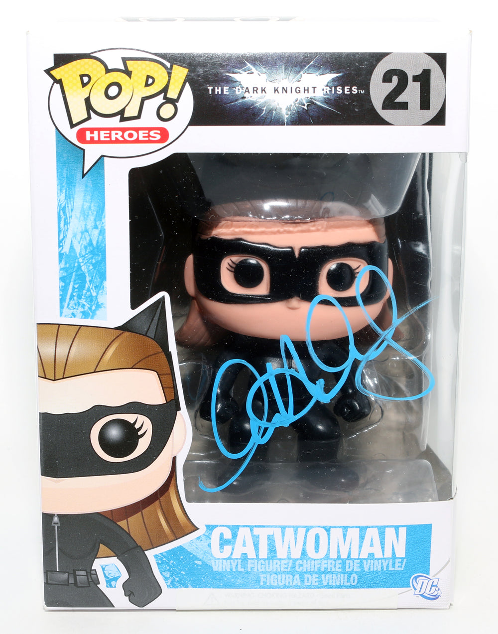 Anne Hathaway as Catwoman in The Dark Knight Rises Signed Funko POP! #21