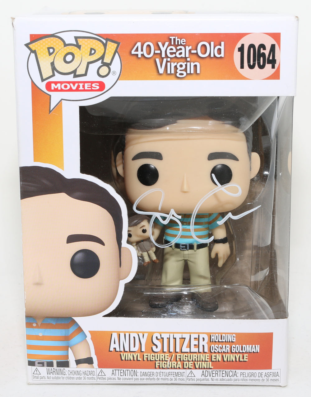 Steve Carell as Andy Stitzer in The 40-Year-Old Virgin Signed Funko POP! #1064