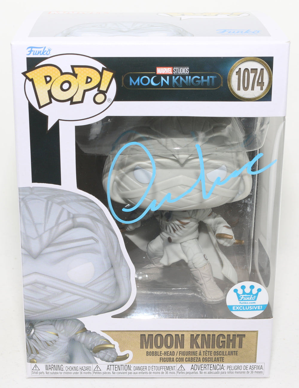 Oscar Isaac as Moon Knight in Moon Knight (SWAU) Signed Funko POP! #1074