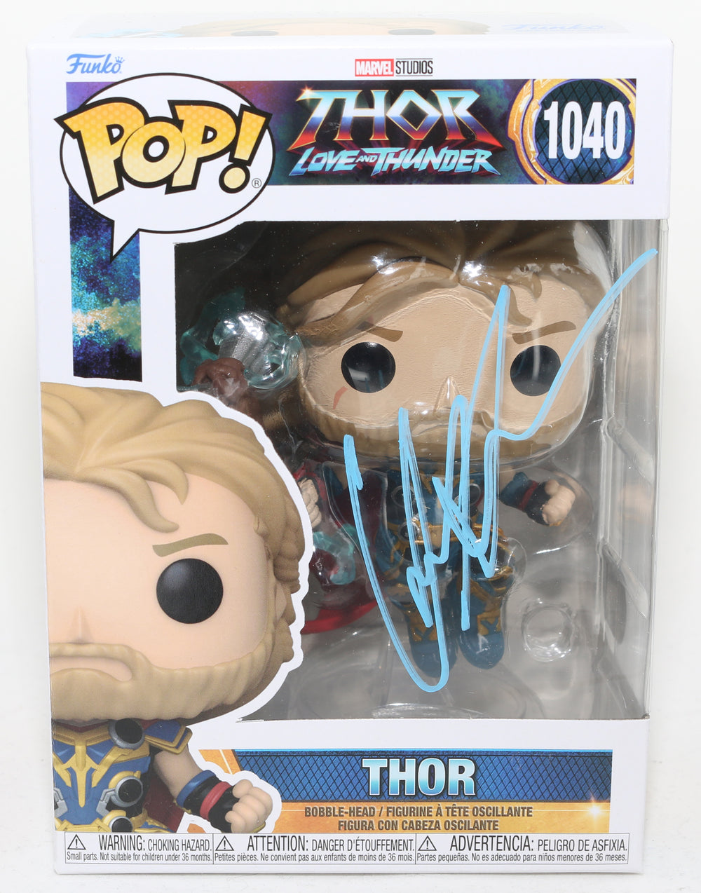Chris Hemsworth as Thor in Thor: Love and Thunder (SWAU) Signed Funko POP! #1040