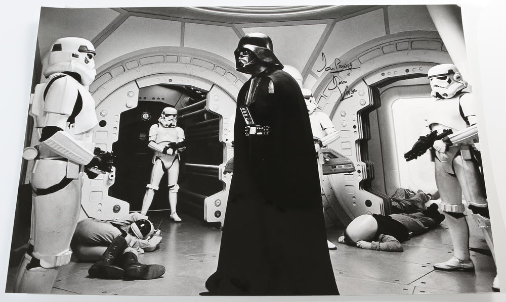 Dave Prowse as Darth in Star Wars: A New Hope Signed 20x30 Poster with Character Name