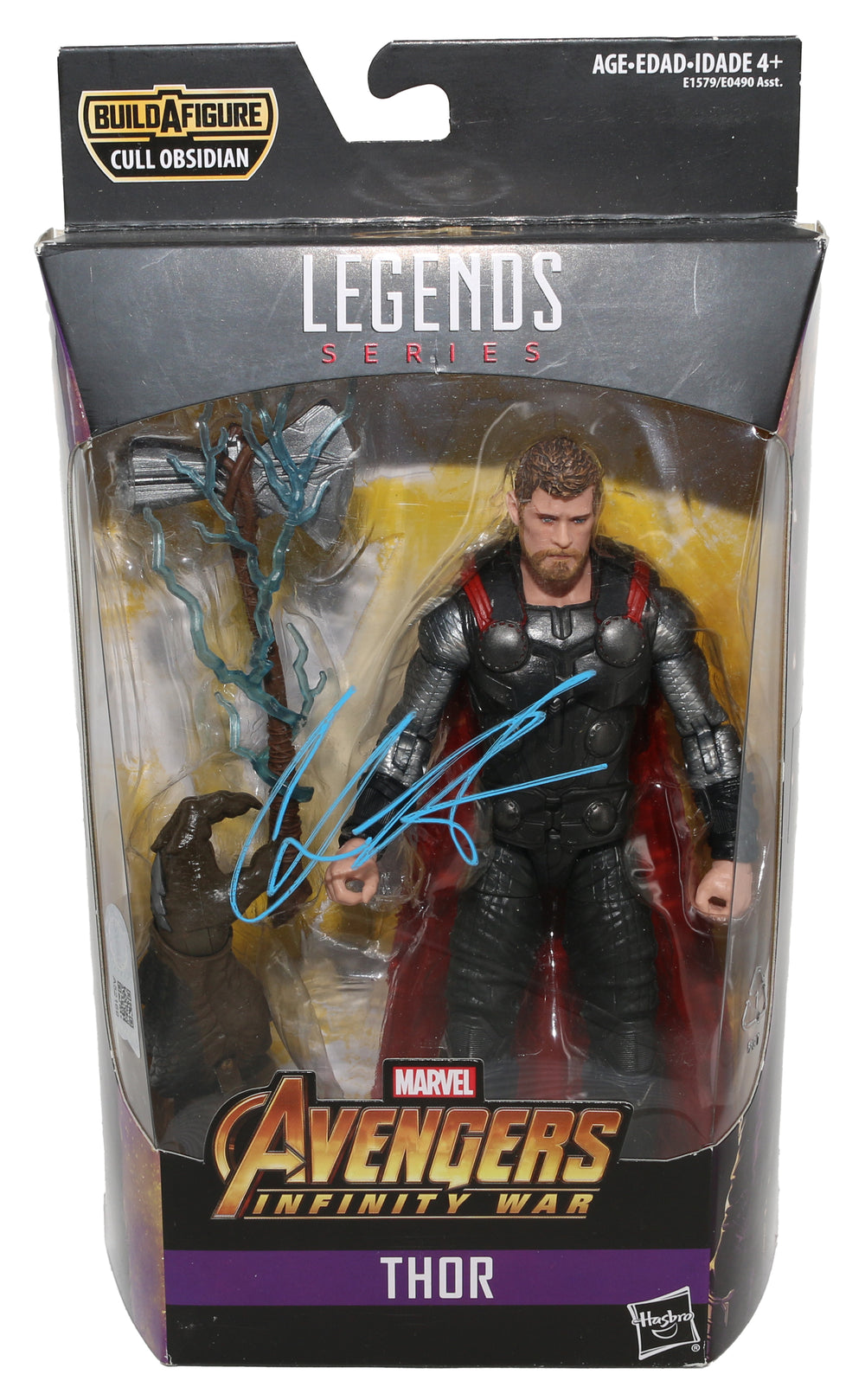 Chris Hemsworth as Thor in Avengers: Infinity War (SWAU) Signed Hasbro Legends Series Action Figure