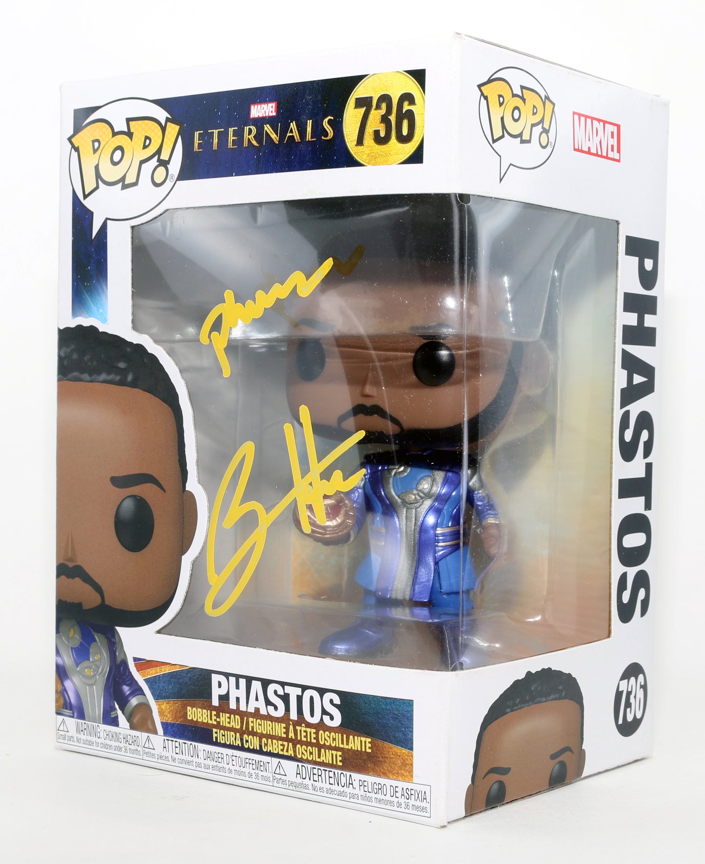 
                  
                    Brian Tyree Henry as Phastos in Eternals Signed Funko POP! #736 with Character Name
                  
                