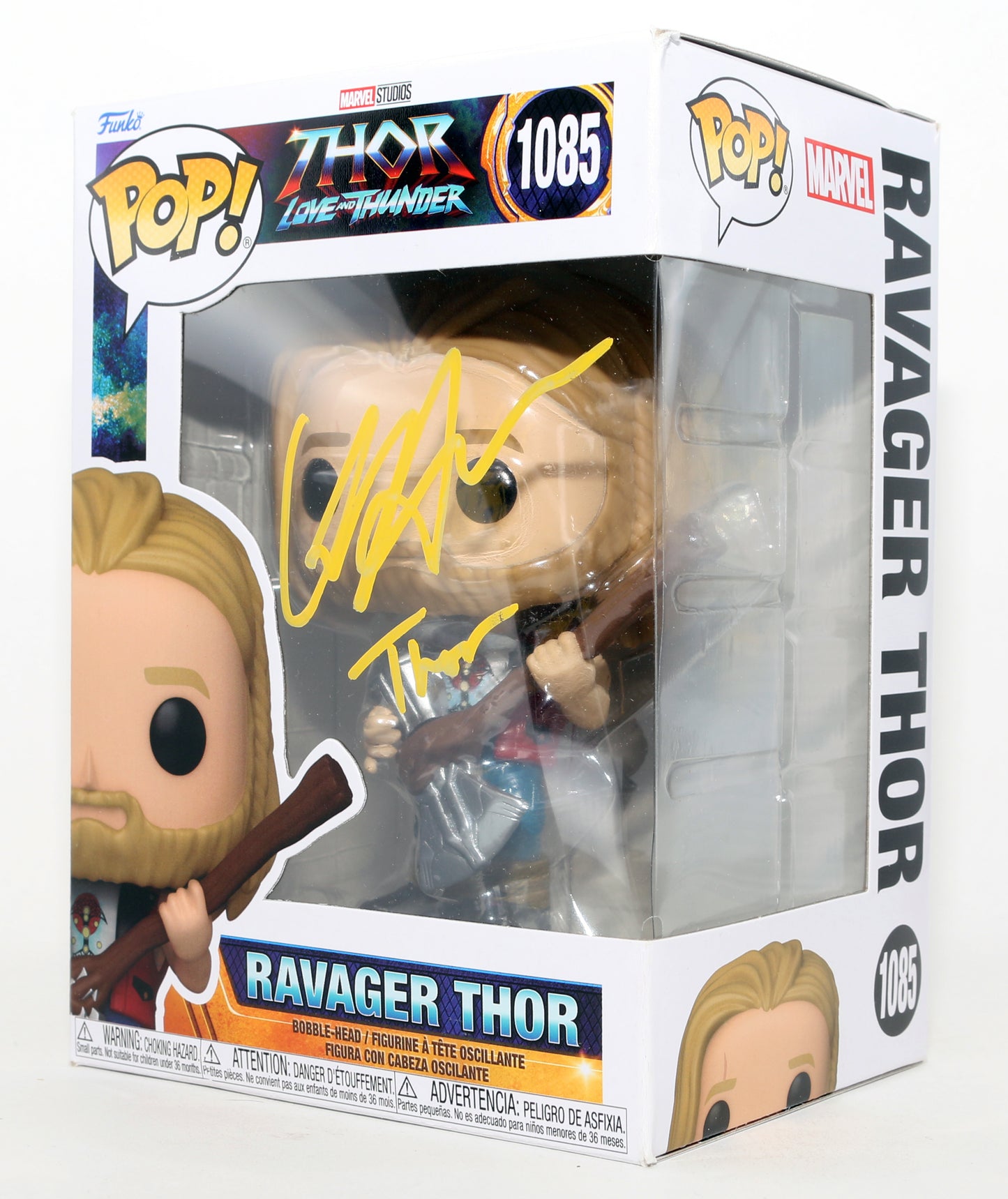 
                  
                    Chris Hemsworth as Ravager Thor in Thor: Love and Thunder Signed Funko POP! #1085 with Character Name
                  
                