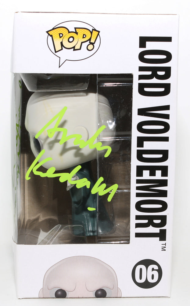 
                  
                    Ralph Fiennes as Lord Voldemort in Harry Potter Signed Funko POP! #06 with Character Name & Quote
                  
                