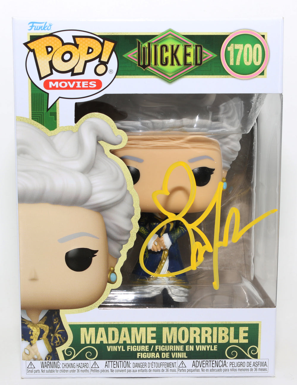 Michelle Yeoh as Madame Morrible in Wicked Signed Funko POP! #1700