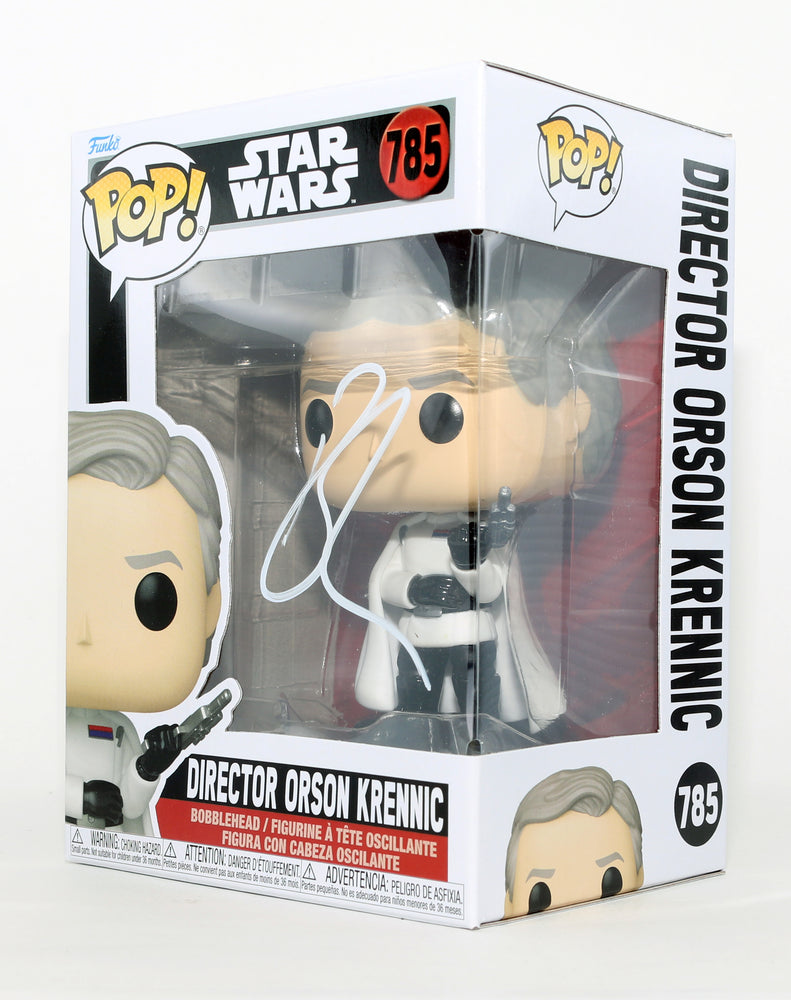 
                  
                    Ben Mendelsohn as Director Orson Krennic in Rogue One: A Star Wars Story Signed Funko POP! #785
                  
                