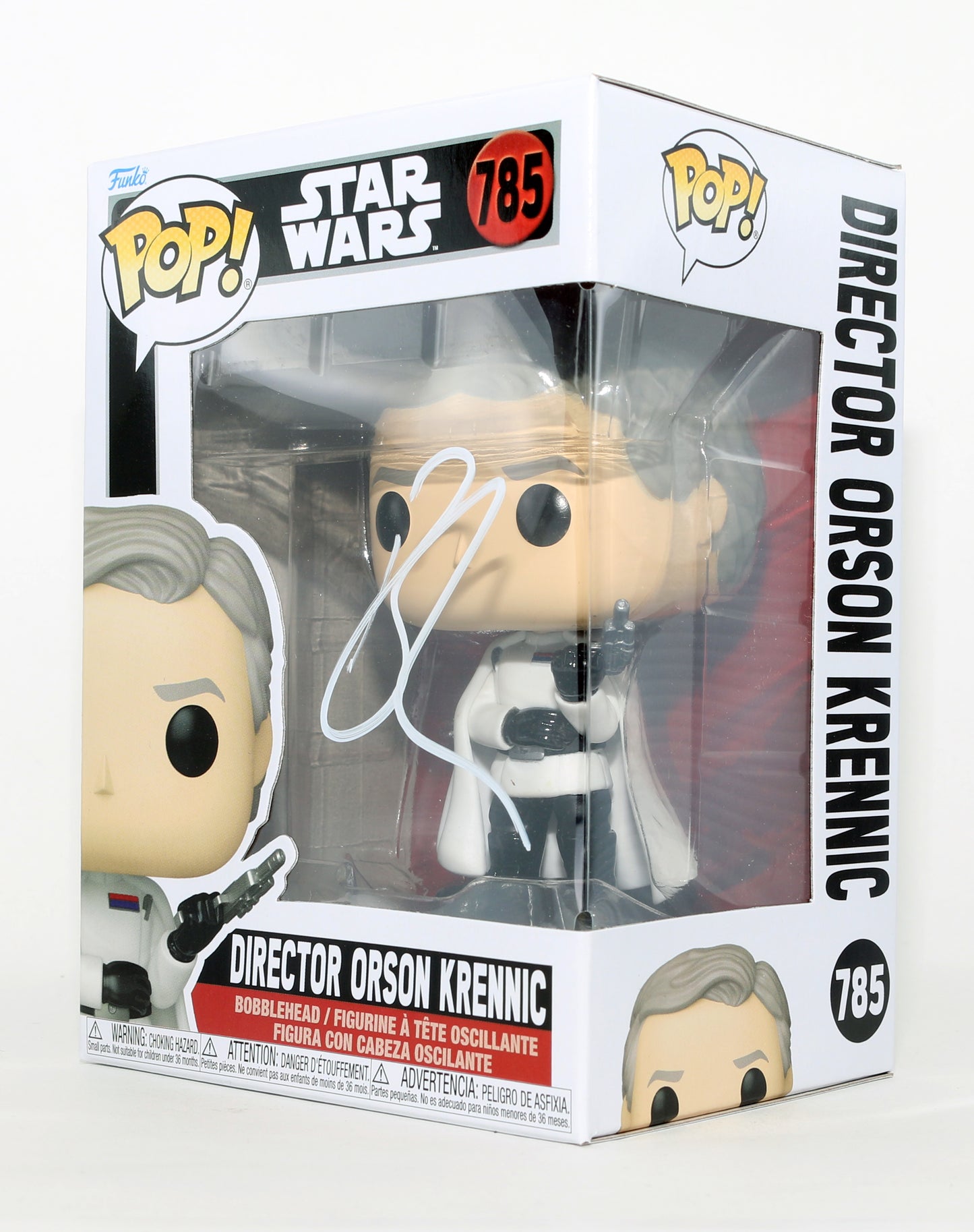 
                  
                    Ben Mendelsohn as Director Orson Krennic in Rogue One: A Star Wars Story Signed Funko POP! #785
                  
                